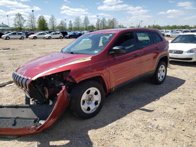 JEEP CHEROKEE S 2015 with VIN 1C4PJLAB8FW700710 - Photo from auction