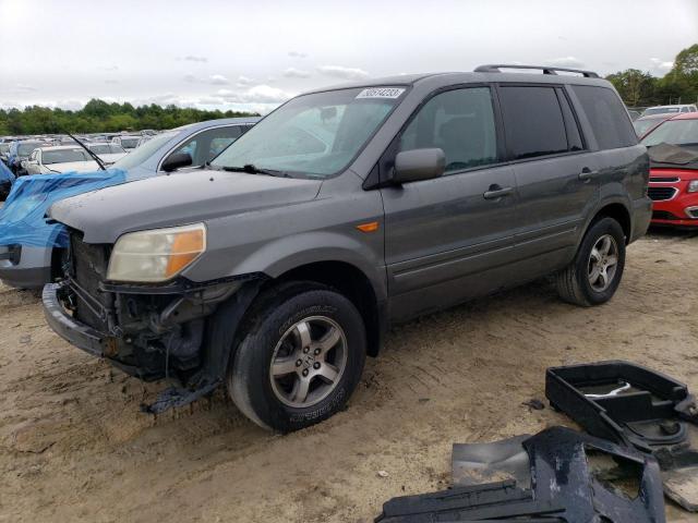 HONDA PILOT EX 2007 with VIN 5FNYF28487B017791 - Photo from auction