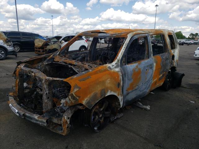 HONDA PILOT EXL 2012 with VIN 5FNYF4H53CB043424 - Photo from auction