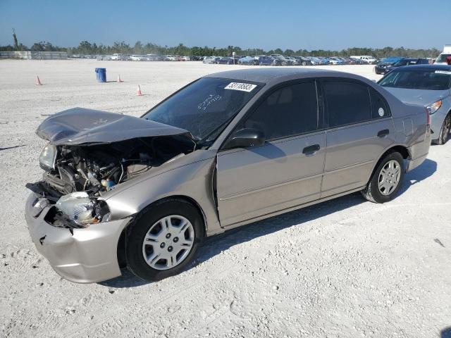 HONDA CIVIC LX 2001 with VIN 2HGES16511H573142 - Photo from auction