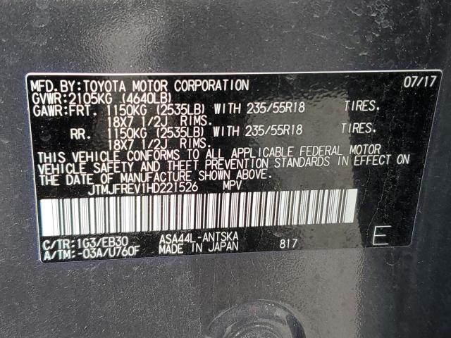 Photo 14 from auction – 2017 TOYOTA RAV4 SE with VIN JTMJFREV1HD221526