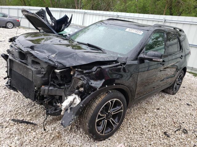 FORD EXPLORER S 2015 with VIN 1FM5K8GT7FGC02943 - Photo from auction