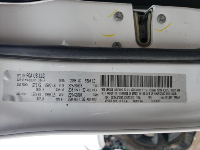 Photo 14 from auction – 2018 JEEP CHEROKEE L with VIN 1C4PJMCB1JD561317