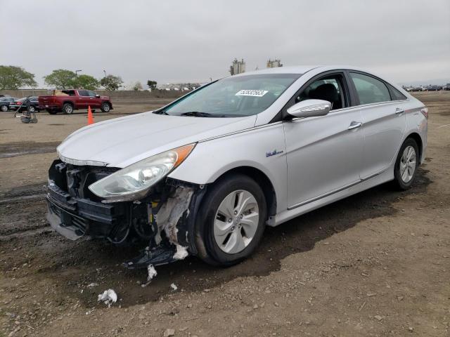 HYUNDAI SONATA HYB 2015 with VIN KMHEC4A41FA137887 - Photo from auction