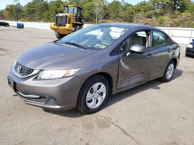 HONDA CIVIC LX 2013 with VIN 19XFB2F51DE217640 - Photo from auction