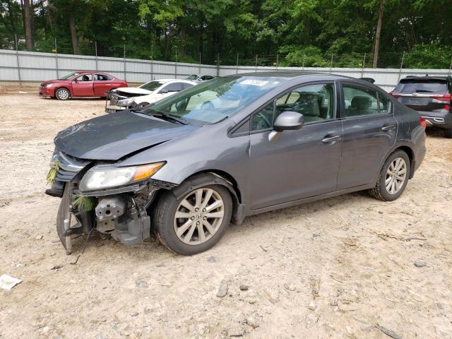 HONDA CIVIC EX 2012 with VIN 2HGFB2F80CH556842 - Photo from auction