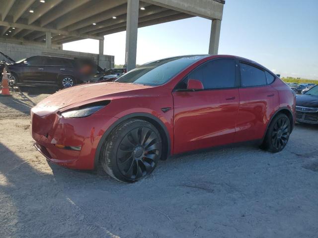 TESLA MODEL Y 2022 مع رقم تعريف المركبة 7SAYGDEF1NF509920 - صورة من المزاد