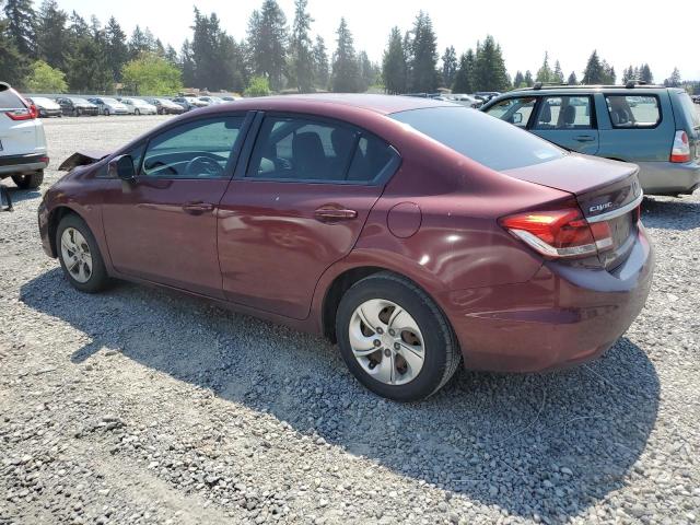 Photo 2 from auction – 2013 HONDA CIVIC LX with VIN 2HGFB2F5XDH557990