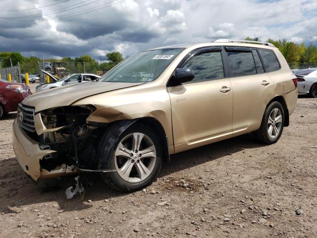 TOYOTA HIGHLANDER 2008 with VIN JTEES43A582054126 - Photo from auction