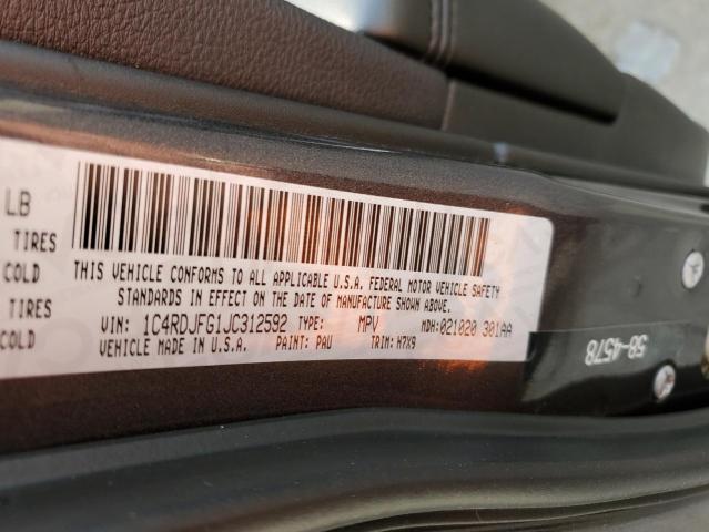 Photo 14 from auction – 2018 DODGE DURANGO SS with VIN 1C4RDJFG1JC312592
