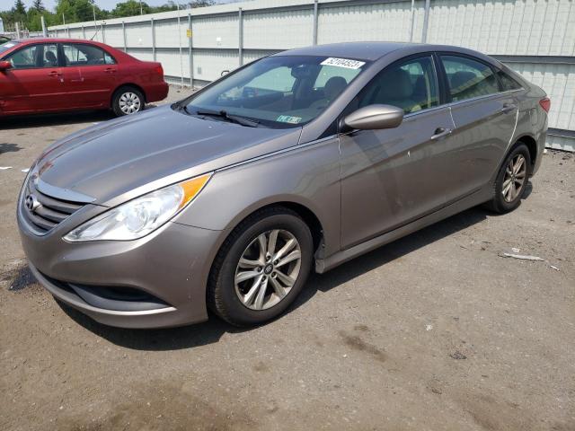 HYUNDAI SONATA GLS 2014 with VIN 5NPEB4AC4EH933068 - Photo from auction
