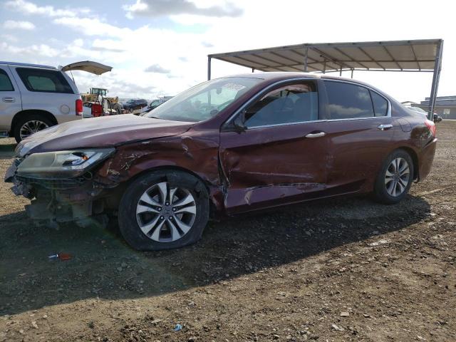 HONDA ACCORD LX 2014 with VIN 1HGCR2F36EA100459 - Photo from auction