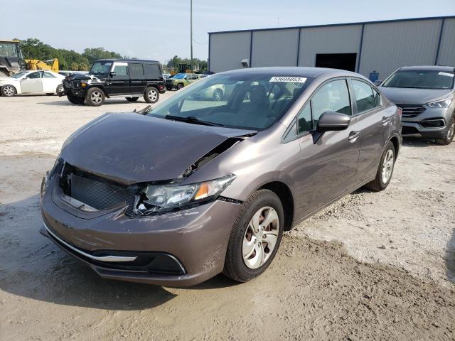 Photo 1 from auction – 2015 HONDA CIVIC LX with VIN 19XFB2F55FE257822