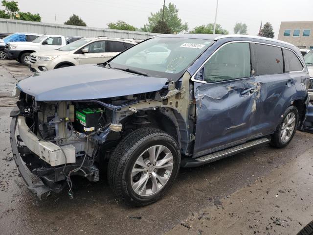 TOYOTA HIGHLANDER 2014 with VIN 5TDJKRFH6ES024971 - Photo from auction