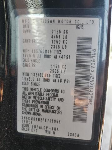 Photo 14 from auction – 2015 NISSAN NV200 2.5S with VIN 3N6CM0KN2FK708968