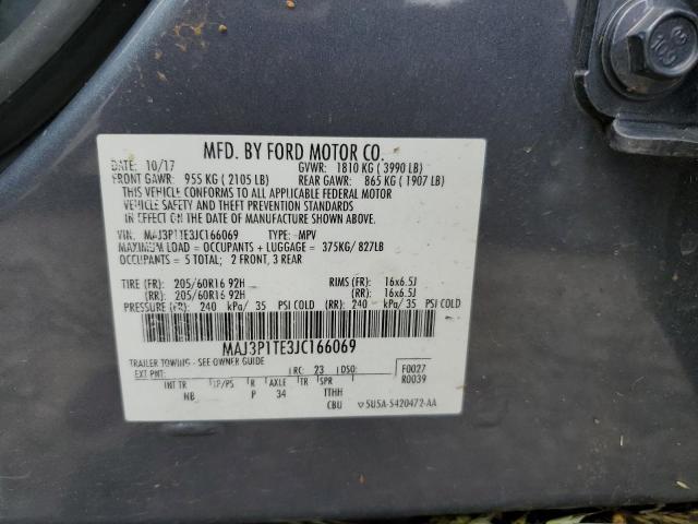 Photo 14 from auction – 2018 FORD ECOSPORT S with VIN MAJ3P1TE3JC166069