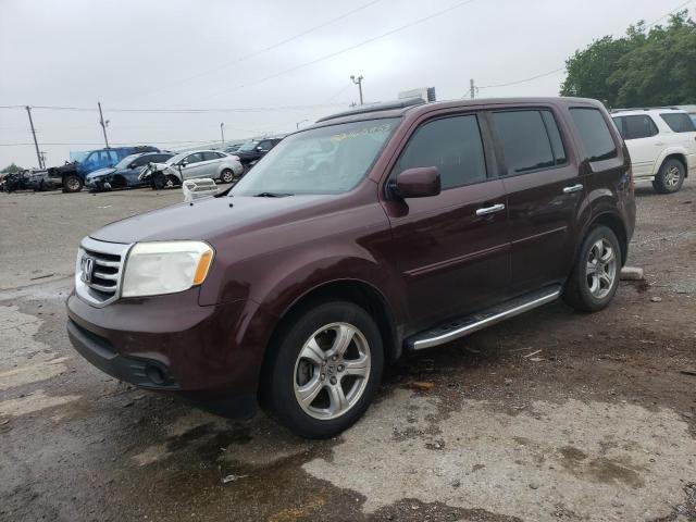 HONDA PILOT EXLN 2012 with VIN 5FNYF3H76CB039315 - Photo from auction