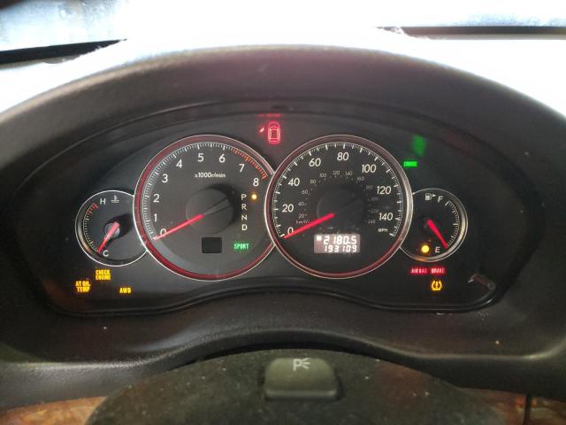 Photo 9 from auction – 2008 SUBARU LEGACY 2.5 with VIN 4S3BL626687203496
