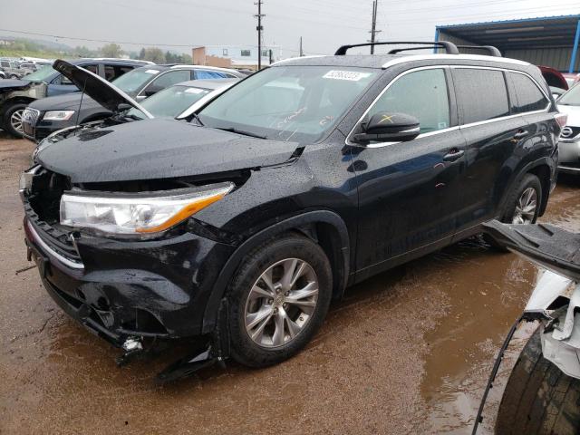 TOYOTA HIGHLANDER 2015 with VIN 5TDJKRFH6FS189162 - Photo from auction