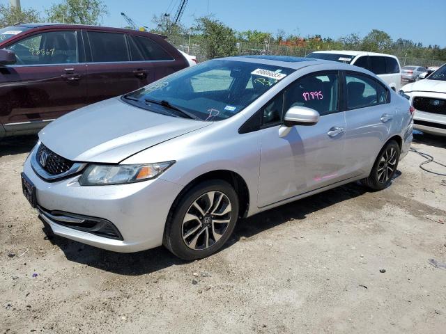 HONDA CIVIC EX 2014 with VIN 2HGFB2F83EH554005 - Photo from auction