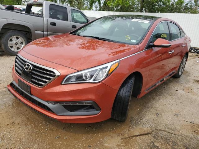 HYUNDAI SONATA SPO 2015 with VIN 5NPE34AB6FH178592 - Photo from auction