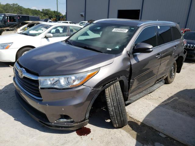 TOYOTA HIGHLANDER 2016 with VIN 5TDDKRFH9GS291229 - Photo from auction