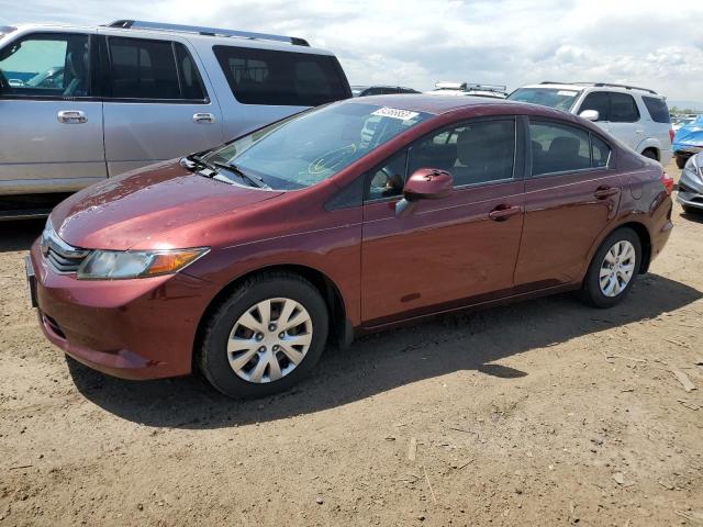 HONDA CIVIC LX 2012 with VIN 19XFB2F59CE079277 - Photo from auction