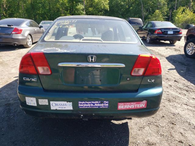 Photo 6 from auction – 2001 HONDA CIVIC LX with VIN 2HGES15581H604548