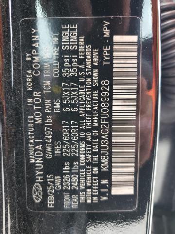 Photo 14 from auction – 2015 HYUNDAI TUCSON LIM with VIN KM8JU3AG2FU089928