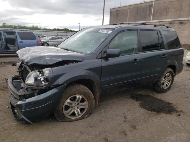 HONDA PILOT EXL 2004 with VIN 2HKYF18764H576306 - Photo from auction