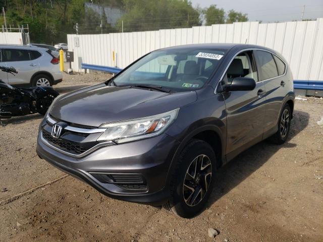 HONDA CR-V SE 2016 with VIN 2HKRM4H49GH609448 - Photo from auction