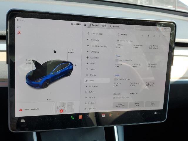 Photo 9 from auction – 2020 TESLA MODEL 3 with VIN 5YJ3E1EAXLF658582