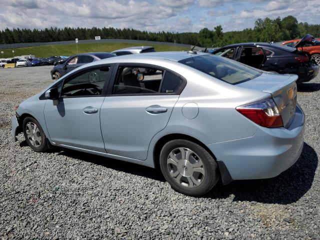 Photo 2 from auction – 2012 HONDA CIVIC HYBR with VIN JHMFB4F29CS010456