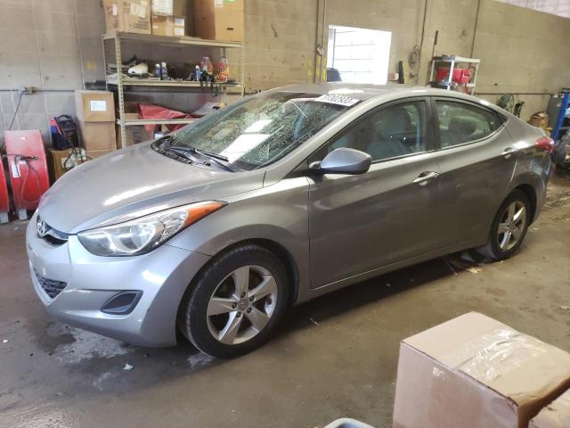 HYUNDAI ELANTRA GL 2011 with VIN KMHDH4AE9BU106935 - Photo from auction