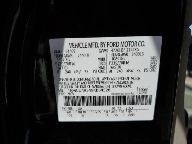 Photo 14 from auction – 2009 FORD ESCAPE HYB with VIN 1FMCU49349KB34528
