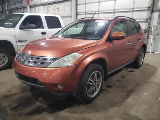 Photo 1 from auction – 2003 NISSAN MURANO SL with VIN JN8AZ08W63W208294