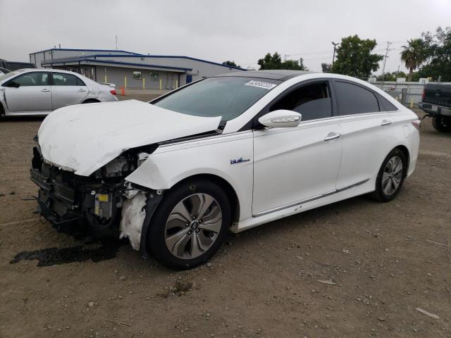 HYUNDAI SONATA HYB 2014 with VIN KMHEC4A42EA106355 - Photo from auction