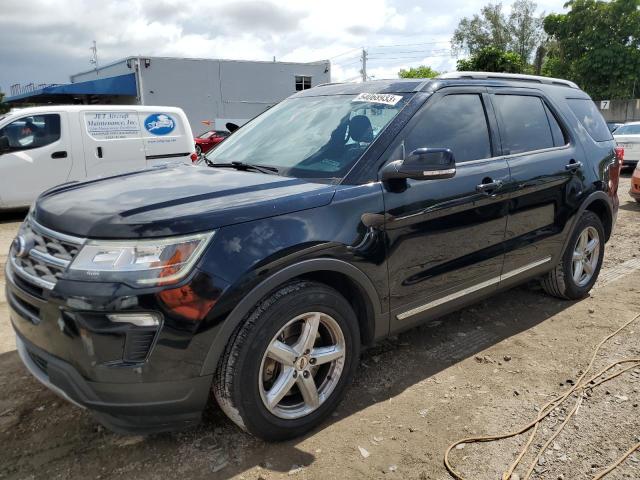 FORD EXPLORER X 2018 with VIN 1FM5K7D80JGB75233 - Photo from auction