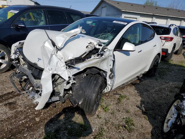 TESLA MODEL Y 2021 with VIN 5YJYGAED4MF210771 - Photo from auction