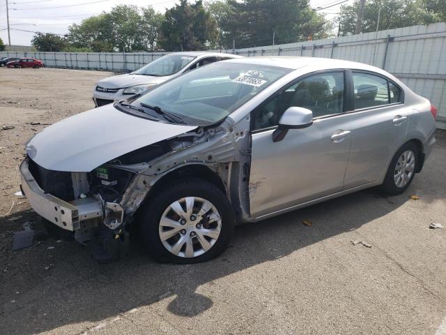 HONDA CIVIC LX 2012 with VIN 19XFB2F53CE385584 - Photo from auction