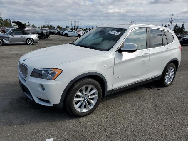 BMW X3 XDRIVE2 2013 with VIN 5UXWX9C57D0A24272 - Photo from auction