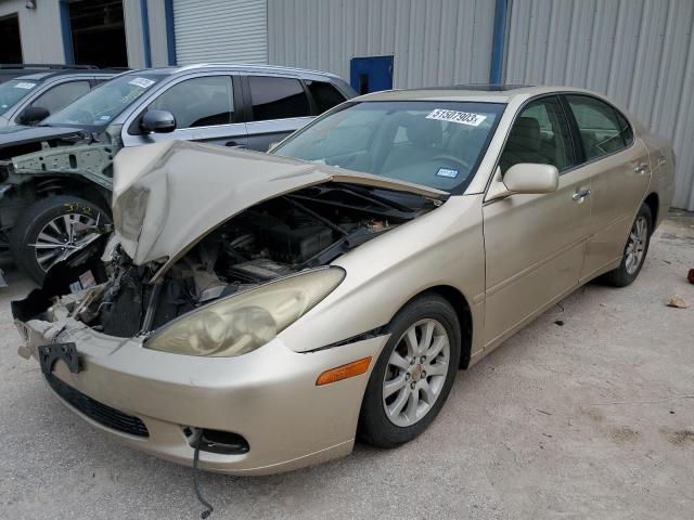 LEXUS ES 300 2003 with VIN JTHBF30G730103473 - Photo from auction