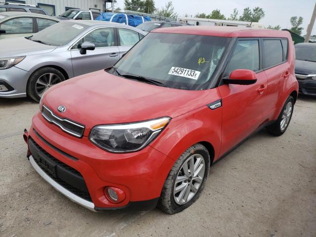 KIA SOUL + 2018 with VIN KNDJP3A52J7555648 - Photo from auction