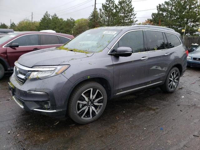 HONDA PILOT ELIT 2021 with VIN 5FNYF6H07MB067873 - Photo from auction