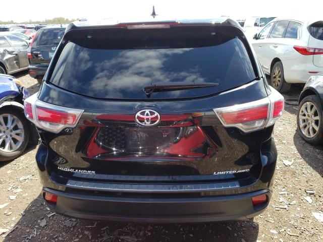 Photo 6 from auction – 2014 TOYOTA HIGHLANDER with VIN 5TDDKRFH0ES005345