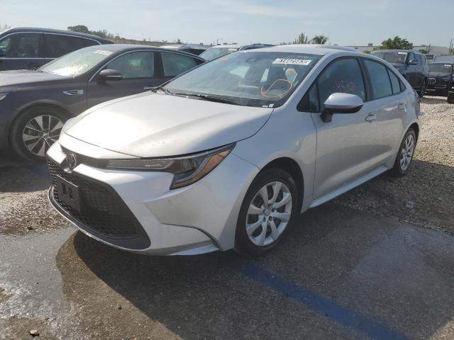 TOYOTA COROLLA LE 2021 with VIN 5YFEPMAE2MP235515 - Photo from auction
