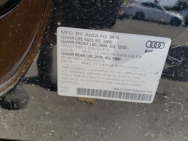 Photo 14 from auction – 2016 AUDI Q5 PREMIUM with VIN WA1L2AFP3GA055705