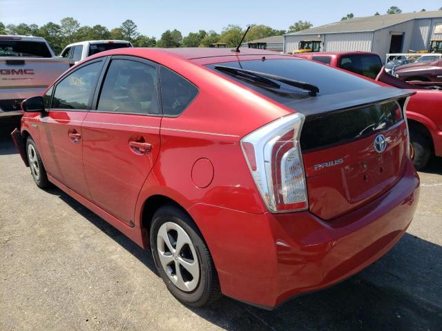 Photo 2 from auction – 2013 TOYOTA PRIUS with VIN JTDKN3DU7D0356301