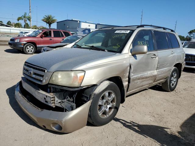 TOYOTA HIGHLANDER 2006 with VIN JTEGP21A360105455 - Photo from auction