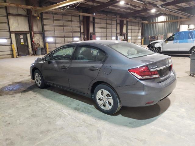 Photo 2 from auction – 2013 HONDA CIVIC LX with VIN 19XFB2F50DE091416